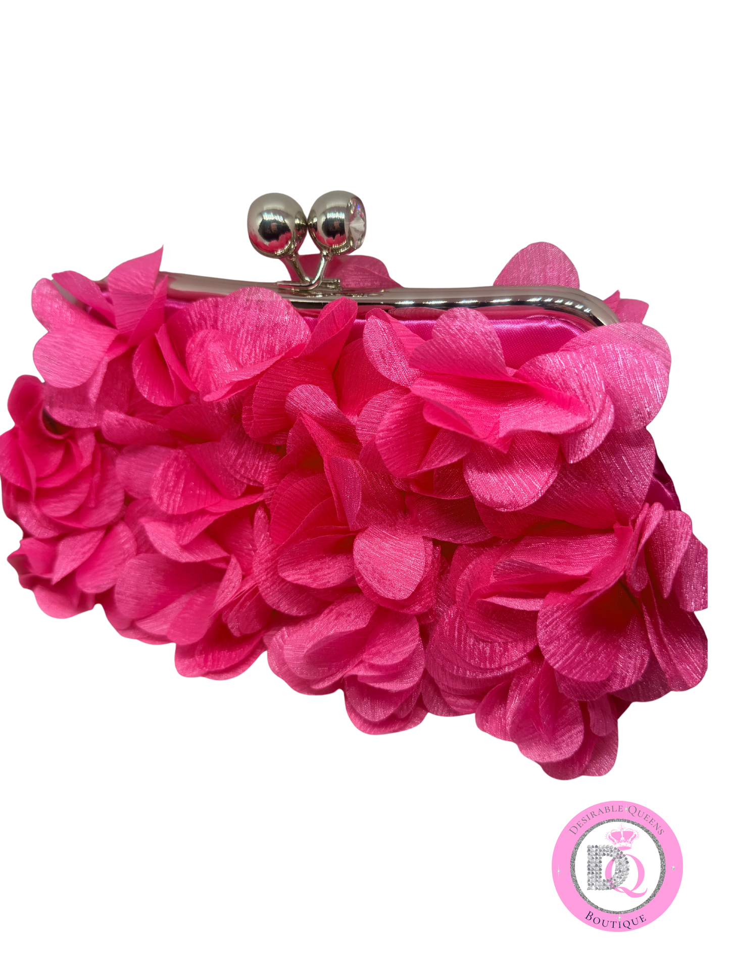 Pink Floral Clutch