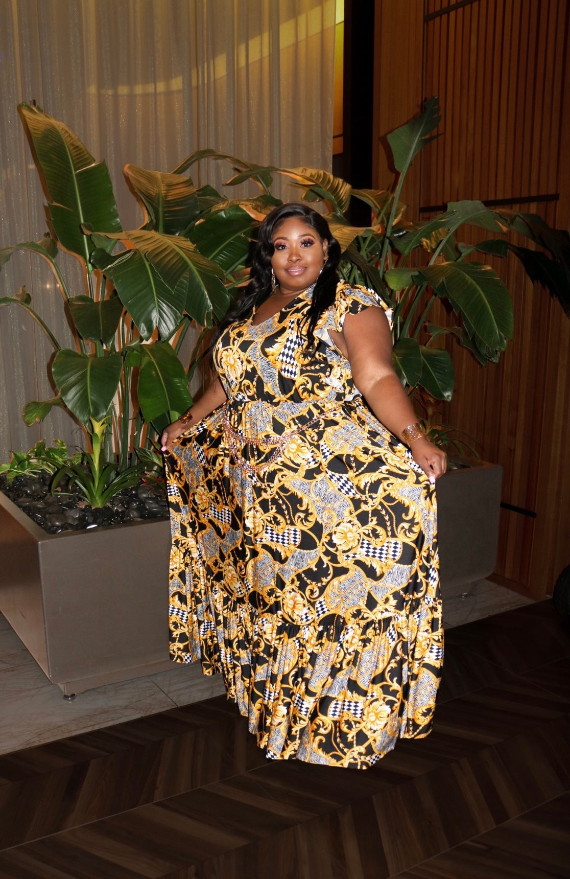Golden Chain Dress